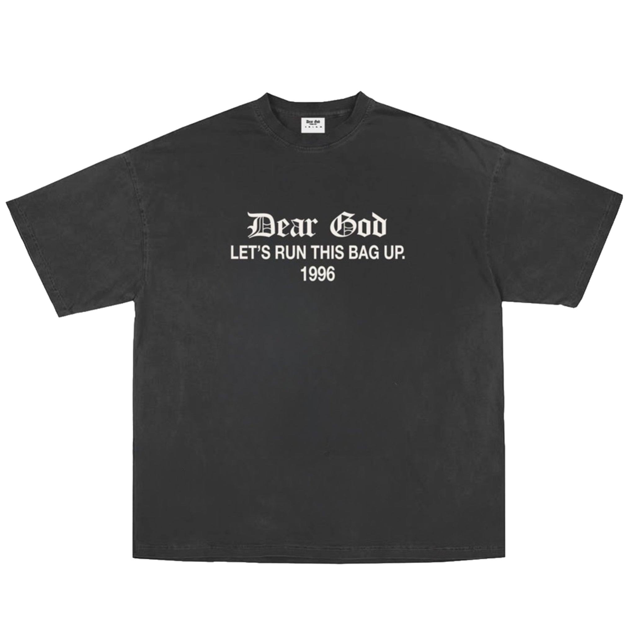 LET'S RUN THIS BAG UP. TEE